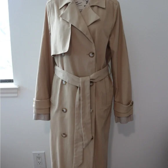 BELLE AND BLOOM Empirical Trench Coat - Beige SIZE Small - Picture 7 of 13